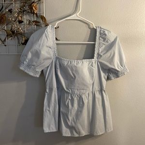 Abercrombie and Fitch - Short Sleeve Peplum Top